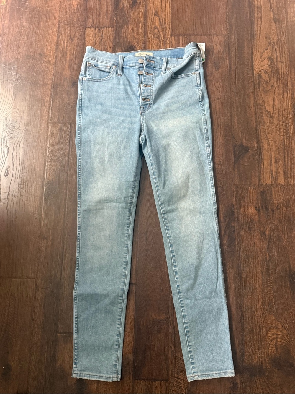 Madewell Light Blue High-Rise Skinny Jeans